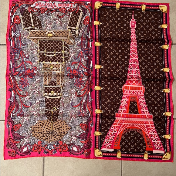 NWT Louis Vuitton Paris Exclusive Scarf - Picture 1 of 15
